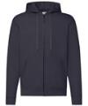 SS16M 62062 Classic Zip Through Hooded Sweat Deep Navy colour image